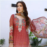 RA LE ROYAL Viscose Jacquard Printed & Embroidered 3 Pcs Un-Stitched Suit - MS-2830, Women, 3Pcs Shalwar Suit, Rana Arts, Chase Value