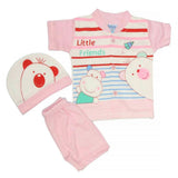 Newborn Unisex Suits 3Pcs - Multi, Kids, NB Girls Sets And Suits, Chase Value, Chase Value