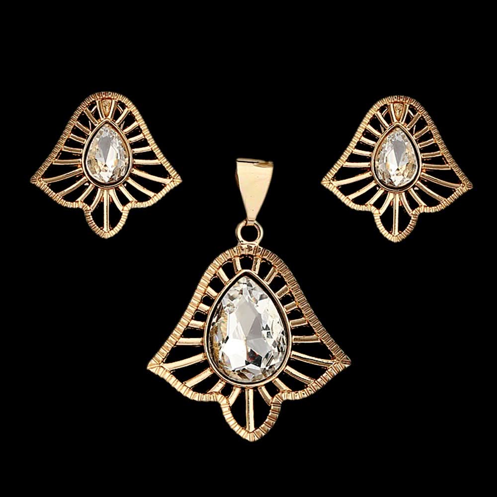 Women's Fancy Locket Set - Golden, Women, Chains & Lockets, Chase Value, Chase Value