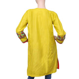 Women's Embroidered Jhabla - Yellow, Women, T-Shirts And Tops, Chase Value, Chase Value