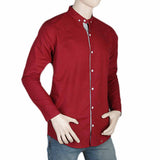 Men's Casual Shirt - Maroon, Men, Shirts, Chase Value, Chase Value
