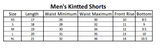 Men's Knitted Short - Black, Men, Shorts, Chase Value, Chase Value