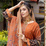 Misha Viscose Embroidered Unstitched 3Pcs Suit - D-5, Women, 3Pcs Shalwar Suit, Schick Creation, Chase Value