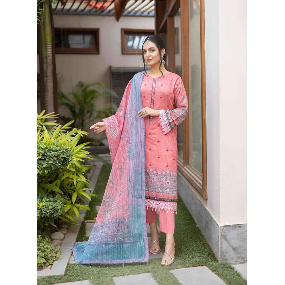 Misha Viscose Embroidered Unstitched 3Pcs Suit - D-7, Women, 3Pcs Shalwar Suit, Schick Creation, Chase Value