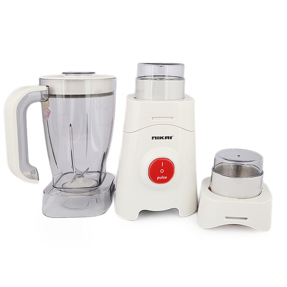 Nikai Blender 3 In 1 (NB4900A) - White, Home & Lifestyle, Juicer Blender & Mixer, Chase Value, Chase Value