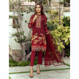 Sunaina Malai Unstitched 3Pcs Suit - 2102, Women, 3Pcs Shalwar Suit, Chase Value, Chase Value