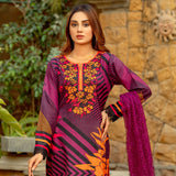 Sunaina Malai Unstitched 3Pcs Suit - 2205, Women, 3Pcs Shalwar Suit, Chase Value, Chase Value