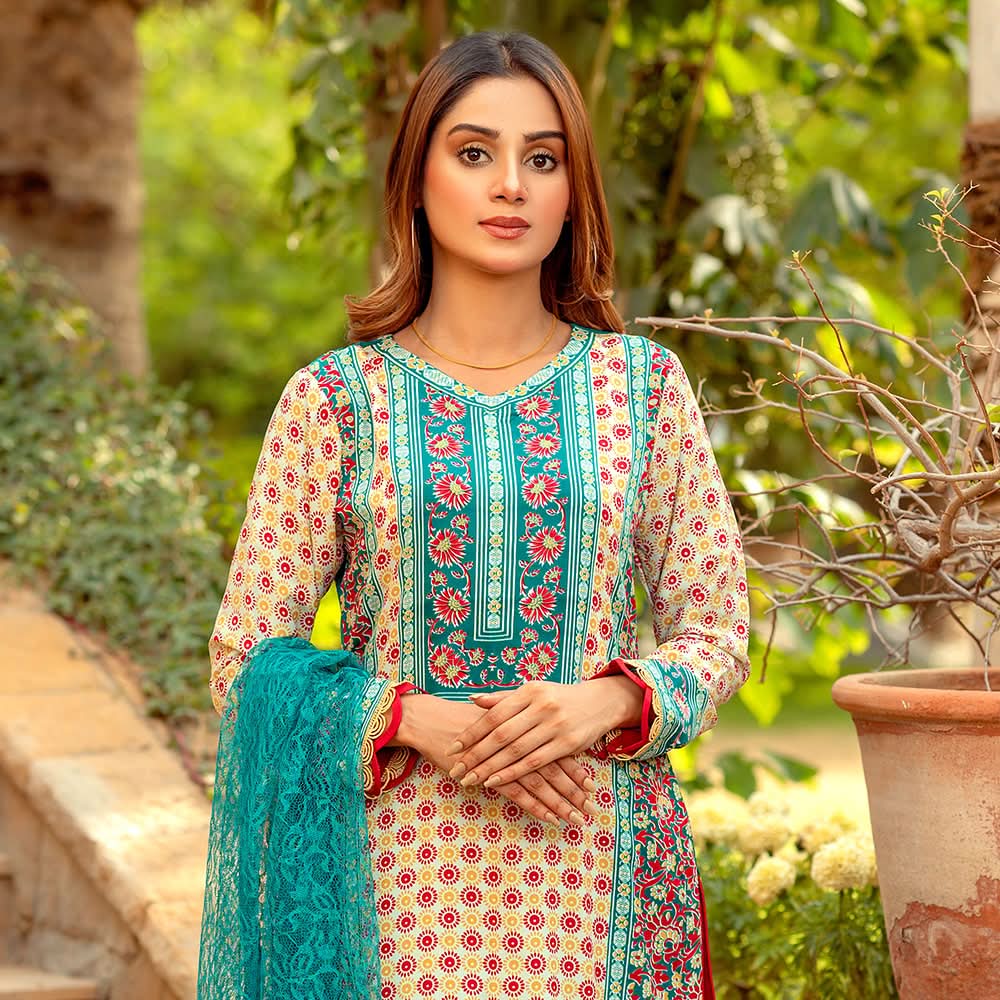 Sunaina Malai Unstitched 3Pcs Suit - 2206, Women, 3Pcs Shalwar Suit, Chase Value, Chase Value