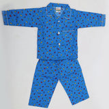 Boys Full Sleeves Night Suit - Blue, Kids, Boys Sets And Suits, Chase Value, Chase Value