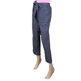 Women's Printed Trouser - Navy Blue, Women, Pants & Tights, Chase Value, Chase Value
