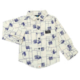 Boys Full Sleeves Casual Shirt - Off-White, Boys Shirts, Chase Value, Chase Value
