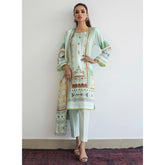 Orchid Digital Printed Linen 3 Pcs Un-Stitched Suit Vol 1 - 04, Women, 3Pcs Shalwar Suit, Regalia Textiles, Chase Value