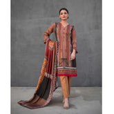 Orchid Digital Printed Linen 3 Pcs Un-Stitched Suit Vol 1 - 09, Women, 3Pcs Shalwar Suit, Regalia Textiles, Chase Value