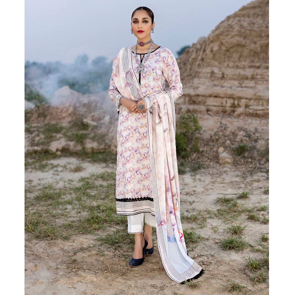 Salina Linen Unstitched 3Pcs Suit - 7, Women, 3Pcs Shalwar Suit, Regalia Textiles, Chase Value