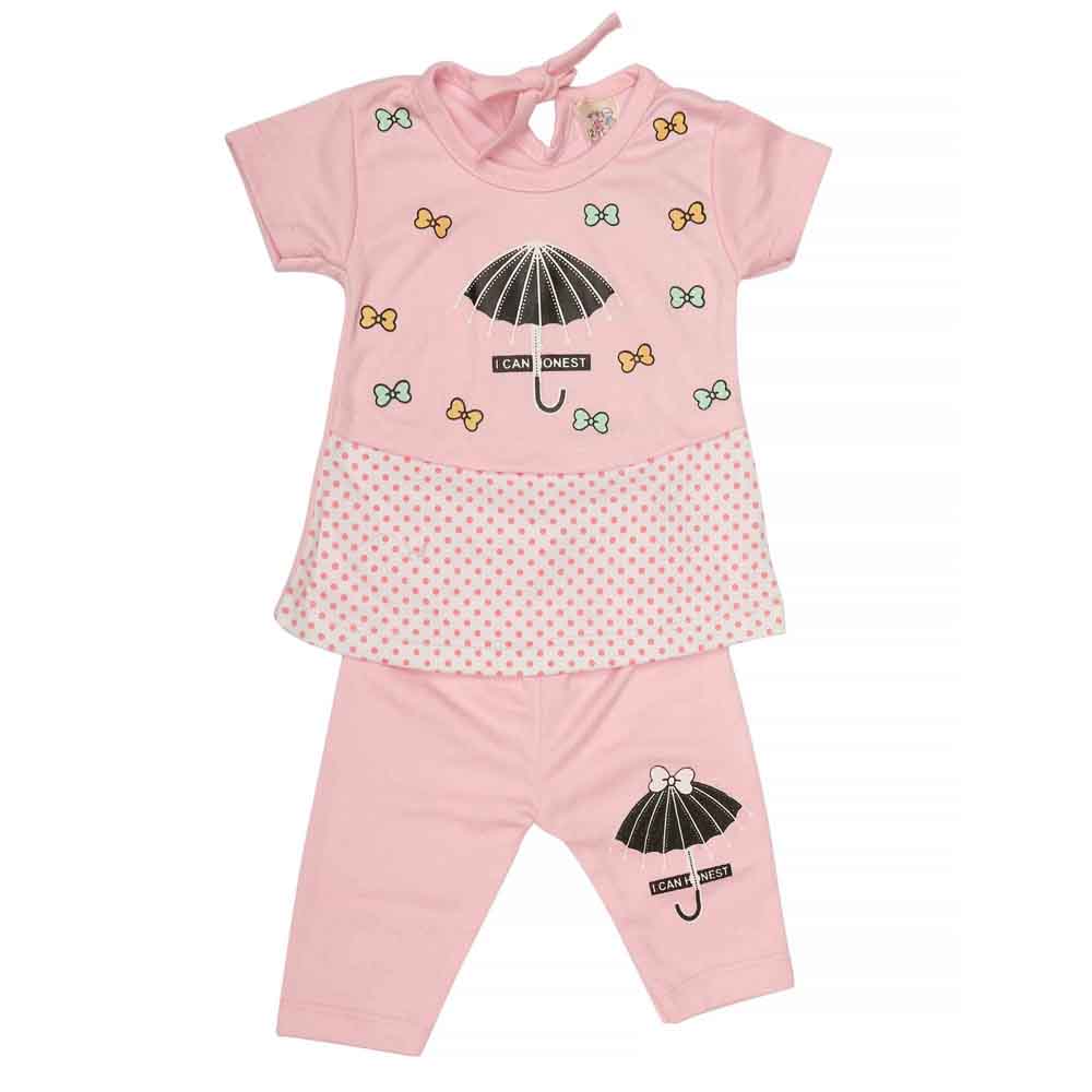 Newborn Girls Suit 2Pcs - Pink, Kids, NB Girls Sets And Suits, Chase Value, Chase Value