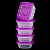 Multipurpose Storage Box 5 Pcs - Purple, Home & Lifestyle, Storage Boxes, Chase Value, Chase Value