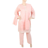 Women's Embroidered Fancy 3Pcs Suit - Pink, Women, Shalwar Suits, Chase Value, Chase Value