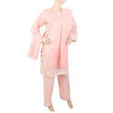 Women's Embroidered Fancy 3Pcs Suit - Pink, Women, Shalwar Suits, Chase Value, Chase Value