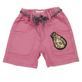 Girls Cotton Short - Pink, Girls Shorts Skirts, Chase Value, Chase Value