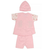 Newborn Girls Suits 3Pcs -Pink, Kids, Other Accessories, Chase Value, Chase Value