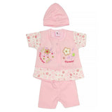 Newborn Girls Suits 3Pcs -Pink, Kids, Other Accessories, Chase Value, Chase Value