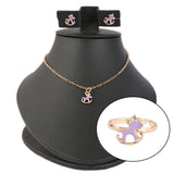 Girls Locket Set - Purple, Kids, Jewellery Sets, Chase Value, Chase Value