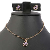 Girls Locket Set - Purple, Kids, Jewellery Sets, Chase Value, Chase Value