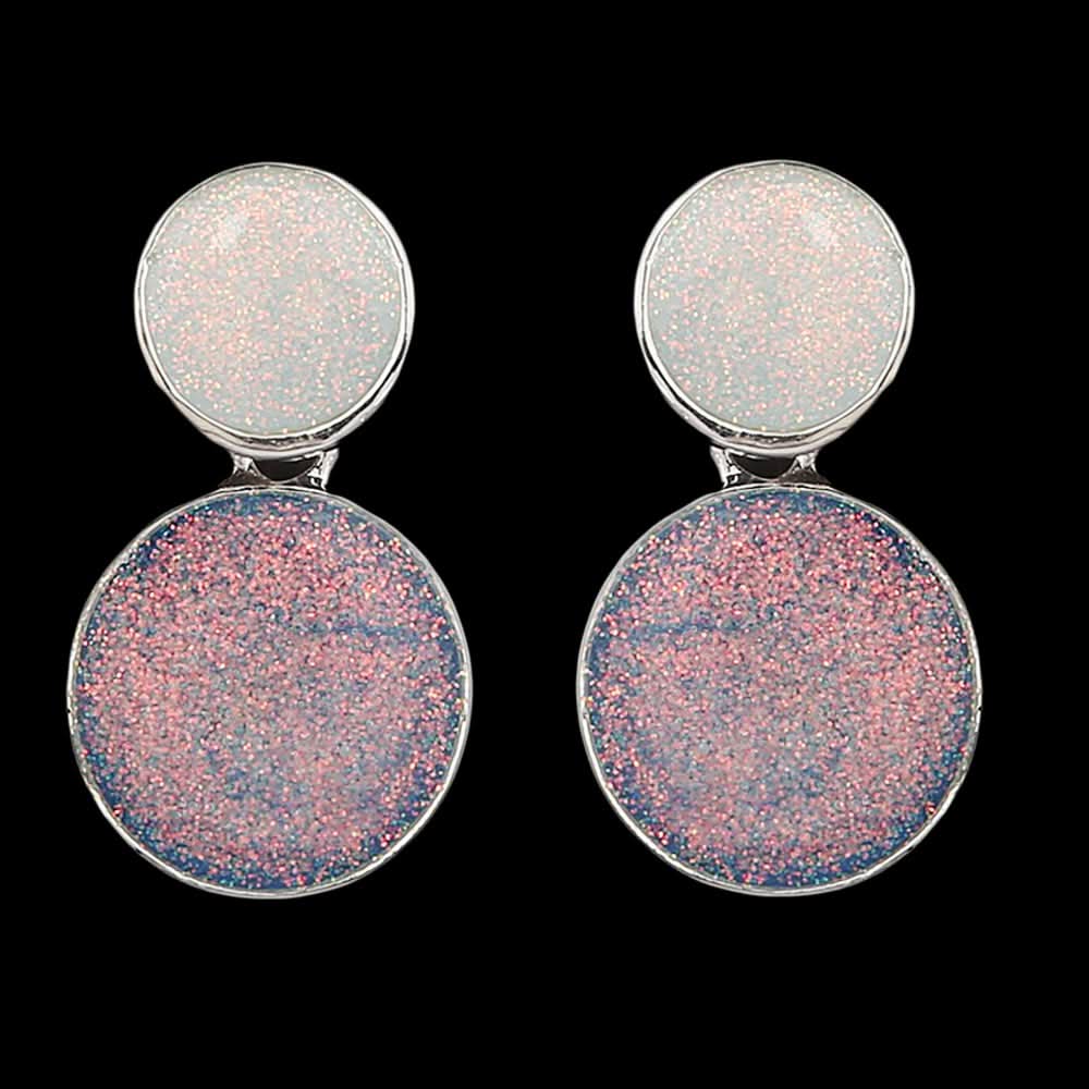 Women's Ear Tops - Purple Silver, Women, Earrings & Tops, Chase Value, Chase Value