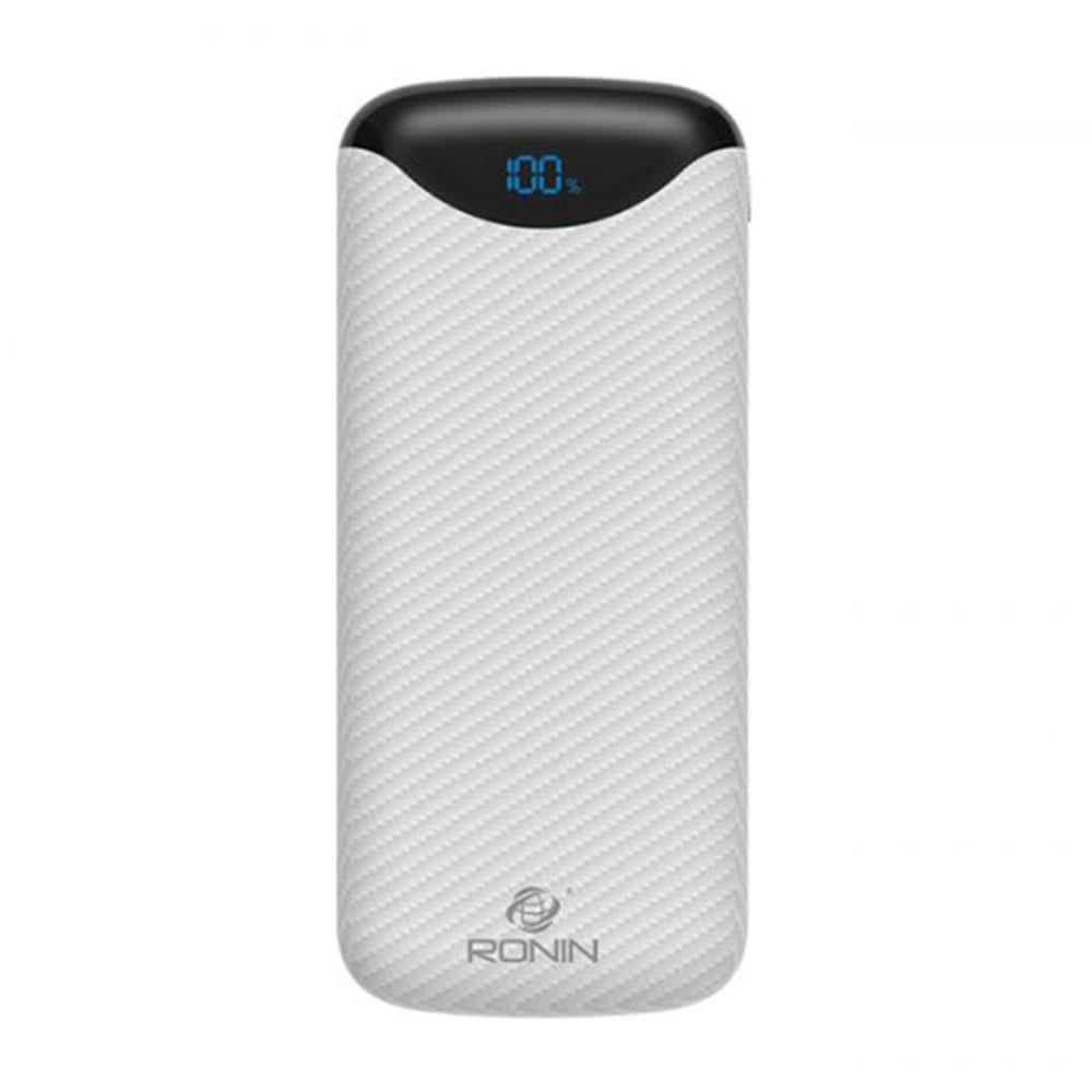 Ronin Carbon Fiber Texture Power Bank 20000mah (R-90) - test-store-for-chase-value