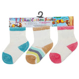 Newborn Socks Pack Of 3 - R, Newborn Caps, Shoes & Socks, Chase Value, Chase Value