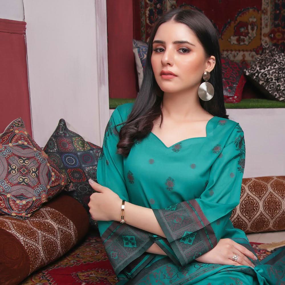 Rivisihing Banarsi Embroidered 3 Pcs Un-Stitched Suit - 1, Women, 3Pcs Shalwar Suit, Rana Arts, Chase Value