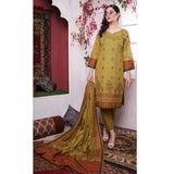 Rivisihing Banarsi Embroidered 3 Pcs Un-Stitched Suit - 2, Women, 3Pcs Shalwar Suit, Rana Arts, Chase Value