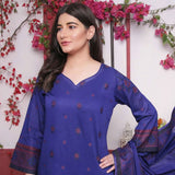 Rivisihing Banarsi Embroidered 3 Pcs Un-Stitched Suit - 4, Women, 3Pcs Shalwar Suit, Rana Arts, Chase Value