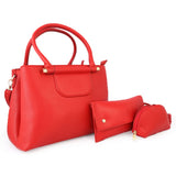 Women's Handbag 3Pc 52006 - RED, Women, Bags, Chase Value, Chase Value