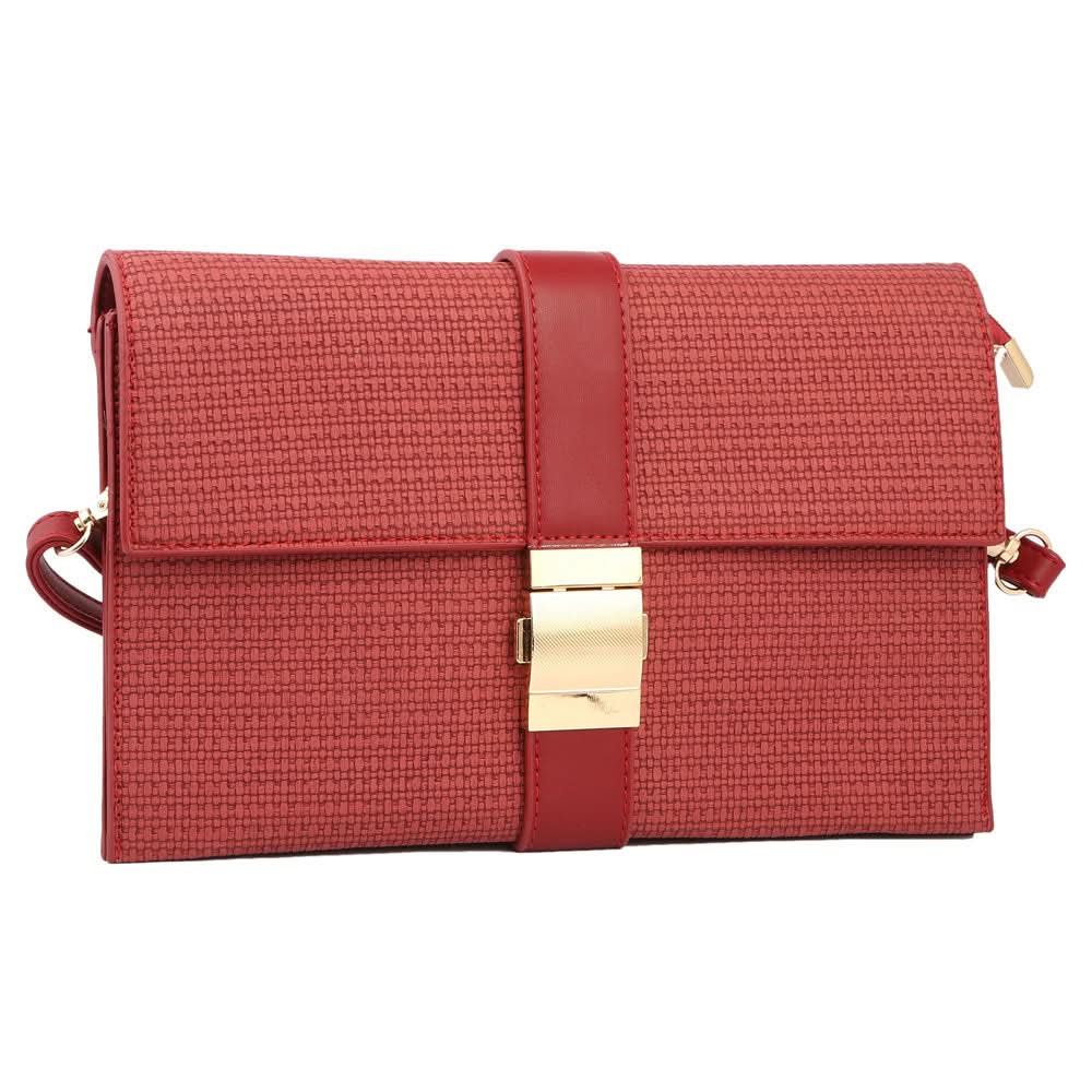 Women's Clutch H076 - Red, Women, Clutches, Chase Value, Chase Value