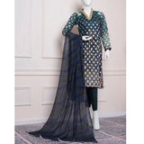 RA RIM JHIM Jacquard Broshia Lawn 3 Pcs Un-Stitched Suit - 4, Women, 3Pcs Shalwar Suit, Rana Arts, Chase Value