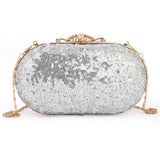 Women's Bridal Clutch (Rj-4) - Silver, Women, Clutches, Chase Value, Chase Value