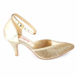 Women's Fancy Heel - Golden (S 203), Women, Heels, Chase Value, Chase Value