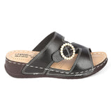Women's Softy Slipper (S-31) - Black - test-store-for-chase-value