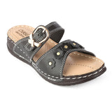 Women's Softy Slipper (S-32) - Black - test-store-for-chase-value