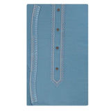 Men's Mashriq Embroidered Un-Stitched Suit - Steel-Blue, Men, Unstitched Fabric, Chase Value, Chase Value