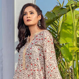 Three Star Printed Lawn 3 Pcs Un-Stitched Suit Vol 3 - 10-A, Women, 3Pcs Shalwar Suit, Al-Dawood Textiles, Chase Value
