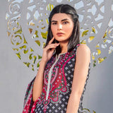 Three Star Printed Lawn 3 Pcs Un-Stitched Suit Vol 3 - 4-B, Women, 3Pcs Shalwar Suit, Al-Dawood Textiles, Chase Value