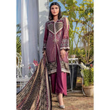 Three Star Printed Lawn 3 Pcs Un-Stitched Suit Vol 3 - 6-A, Women, 3Pcs Shalwar Suit, Al-Dawood Textiles, Chase Value