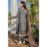 Three Star Printed Lawn 3 Pcs Un-Stitched Suit Vol 3 - 6-B, Women, 3Pcs Shalwar Suit, Al-Dawood Textiles, Chase Value
