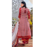 Three Star Printed Lawn 3 Pcs Un-Stitched Suit Vol 3 - 9-B, Women, 3Pcs Shalwar Suit, Al Dawood Textiles, Chase Value