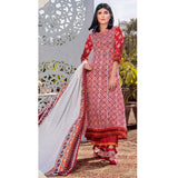 Three Star Printed Lawn 3 Pcs Un-Stitched Suit Vol 3 - 9-B, Women, 3Pcs Shalwar Suit, Al Dawood Textiles, Chase Value