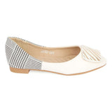 Girls Fancy Pumps (S992-331) - White, Kids, Pump, Chase Value, Chase Value