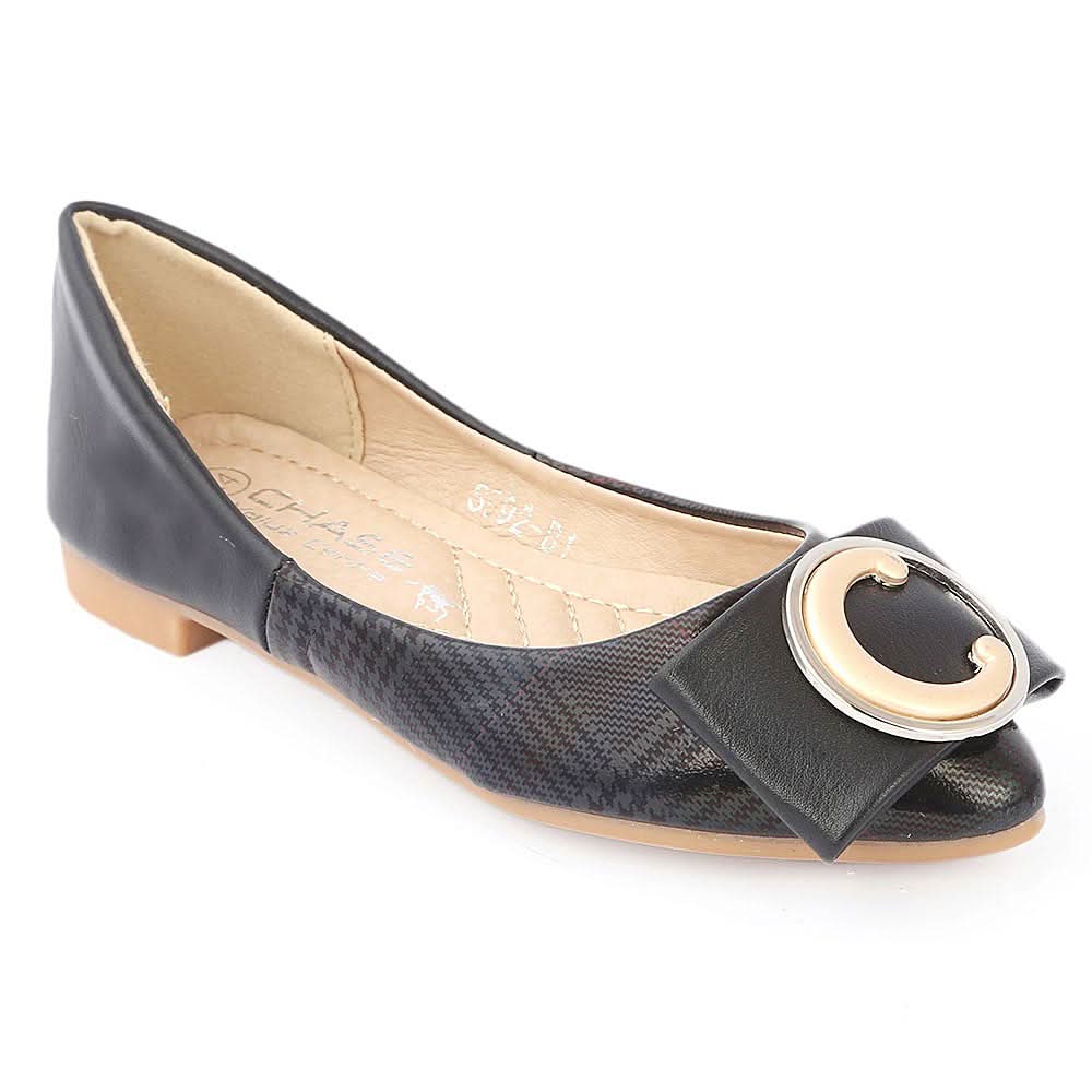 Girls Pumps S992-B1 - Black, Kids, Pump, Chase Value, Chase Value