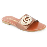 Women's Slipper SA-017 - Brown, Women, Slippers, Chase Value, Chase Value
